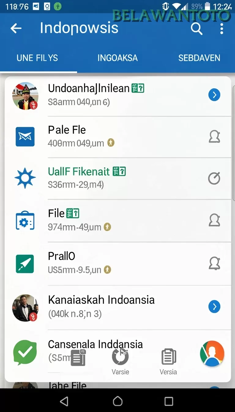 Cuplikan layar MT777 — aktivitas