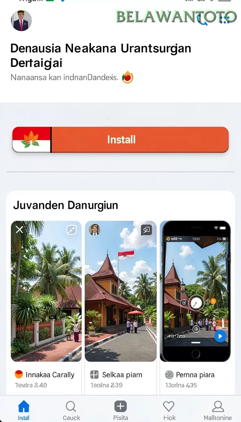 Cuplikan layar SENSASI777 — aktivitas